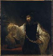 Aristotle with a Bust of Homer Rembrandt
